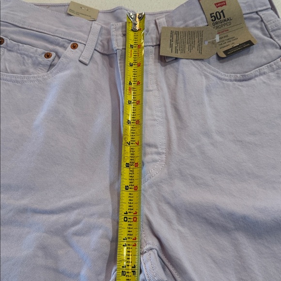 NWT Levi's Women’s Light Purple 501 Original Straight Leg Jeans  29x26 - Picture 9 of 12